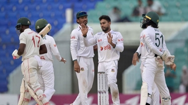 মিরাজের অলরাউন্ড পারফরম্যান্সে সিরিজ বাঁচাল বাংলাদেশ