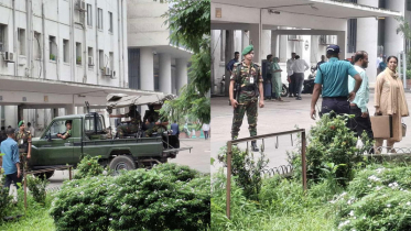 সচিবালয়ে প্রধান উপদেষ্টা, কঠোর নিরাপত্তা ব্যবস্থা