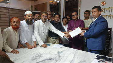 জলাবদ্ধতা নিরসনে প্রধান উপদেষ্টা ও ডিসিকে স্মারকলিপি প্রদান