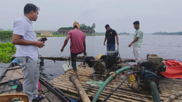 গোয়ালন্দে ইউএনও’র সফল অভিযানে অবৈধ ড্রেজার ধ্বংস