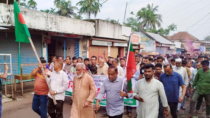 কালিয়ায় ‘জুলাই গণঅভ্যুত্থান দিবস’ উপলক্ষে বিএনপির বিজয় মিছিল