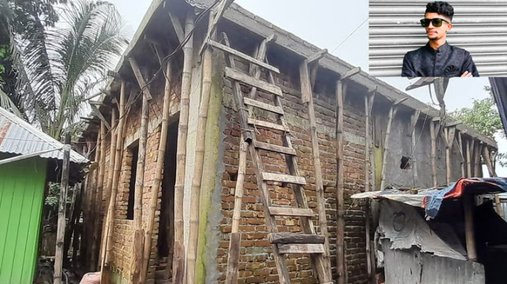 ​​​​​​​রিয়াদের গ্রামের বাড়িতে পাকা ভবন, এলাকায় আলোচনা