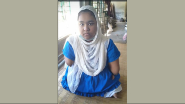 যশোর বোর্ড; মুখ দিয়ে লিখে জিপিএ ৫ পেলেন লিতুন জিরা