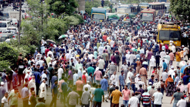 সন্ধ্যায় বনানী সড়ক ছাড়লেন সিএনজি অটোরিকশাচালকেরা