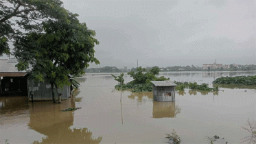 সীমান্তবর্তী এলাকায় আকস্মিক বন্যা