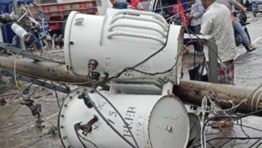 ৬২ ট্রান্সফরমার বিকল, ভেঙে গেছে ৮৪ খুঁটি 