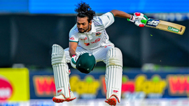 গলে শান্তর সেঞ্চুরি, উদযাপনে আবেগঘন দৃশ্য