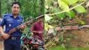 জঙ্গল থেকে দেশীয় তৈরি বন্দুক উদ্ধার