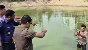 পুকুরে ঝাপিয়ে মায়ের কুলখানি খাওয়ার আকুতি আসামির