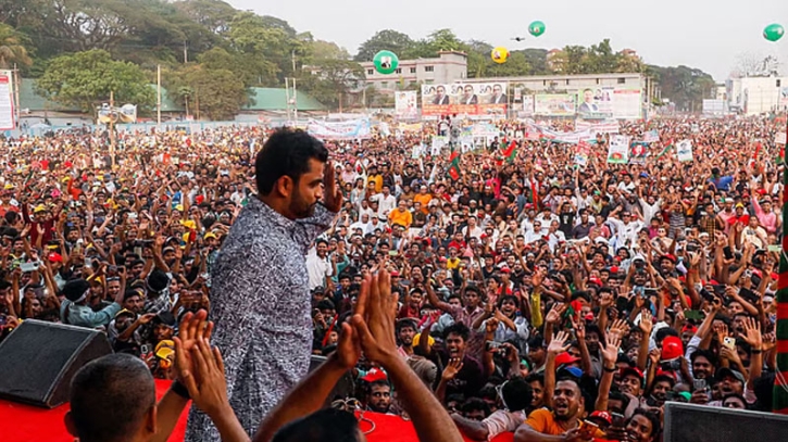 বিএনপির সমাবেশে তামিম ইকবাল, রাখলেন বক্তব্য