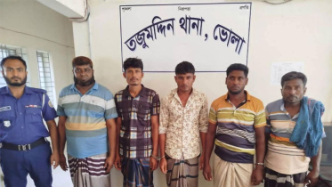 তজুমদ্দিনে গরু চোর চক্রের ৫ সদস্য গ্রেপ্তার, উদ্ধার ৫ গরু