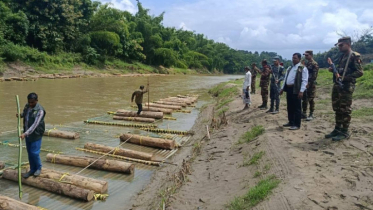 লক্ষীছড়িতে সেনা অভিযানে ১৬ লাখ টাকার অবৈধ কাঠ-বাঁশ জব্দ