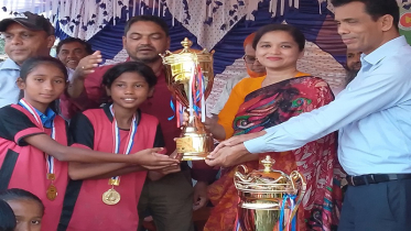 কিশোরগঞ্জে প্রাথমিক বিদ্যালয় গোল্ডকাপ ফুটবলের ফাইনাল সম্পন্ন
