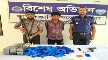 কুমিল্লায় ট্রাক থেকে ৩৬ হাজার ইয়াবা ও পিস্তল-গুলি উদ্ধার, আটক ১