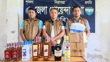 নোয়াখালীতে বিদেশি মদসহ আটক ১