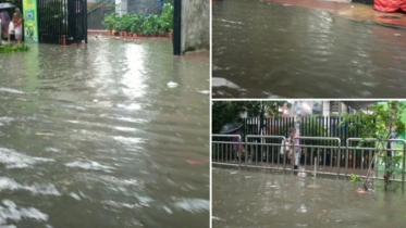 ভারি বৃষ্টিতে ডুবল রাজধানীর বিভিন্ন এলাকা