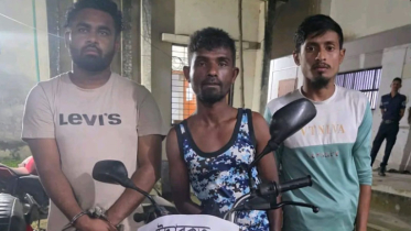 সৈয়দপুরে মোটরসাইকেল চোর চক্রের ৩ সদস্য আটক, বাইক উদ্ধার