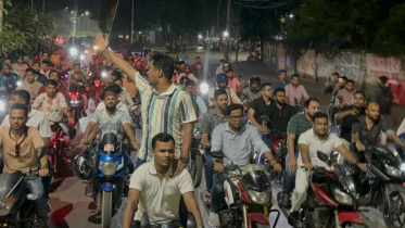 আ.লীগের ‘নৈরাজ্যের’ প্রতিবাদে ছাত্রদলের মিছিল